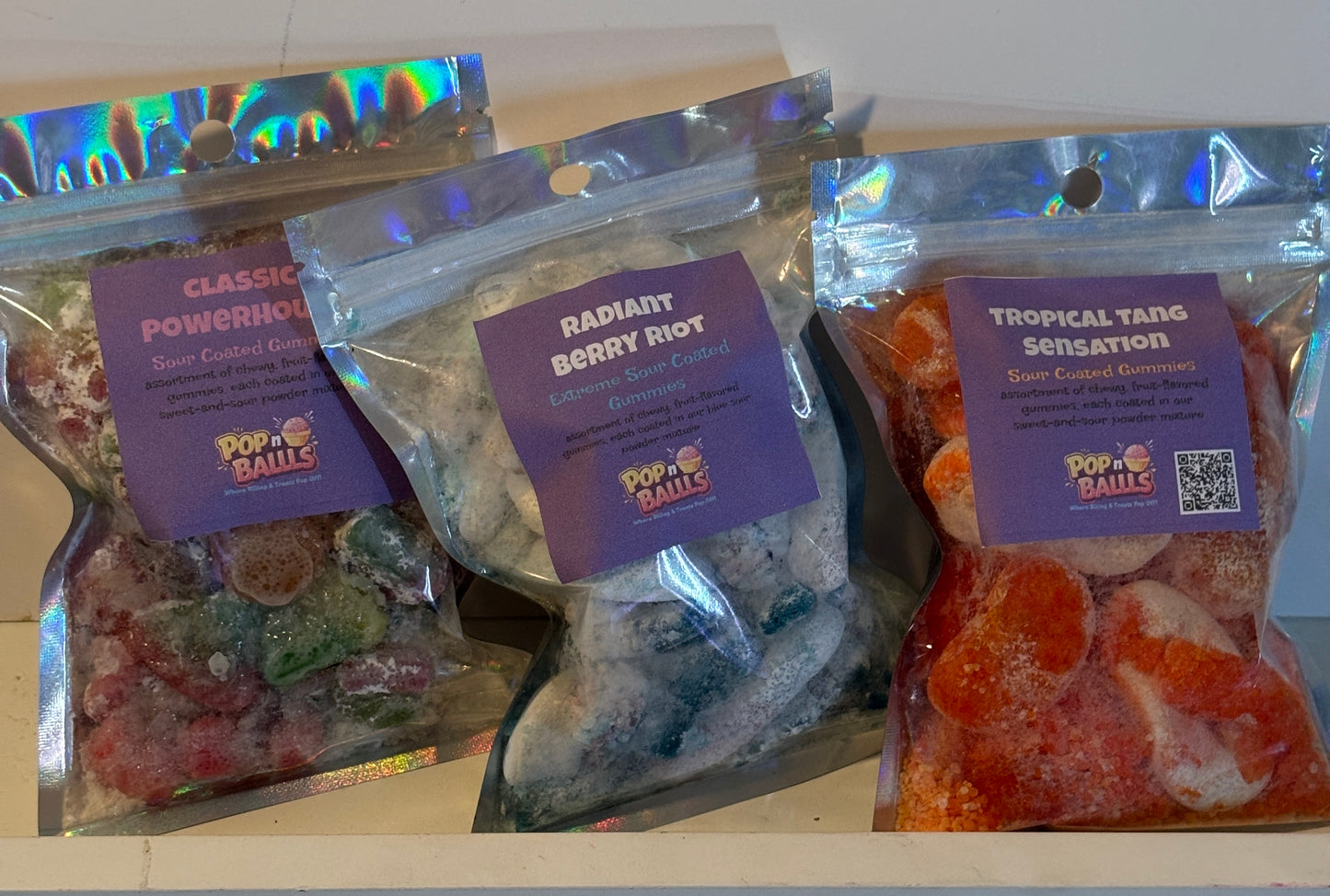 Gourmet Sour Gummy Candy Bag Edition Pucker Packs