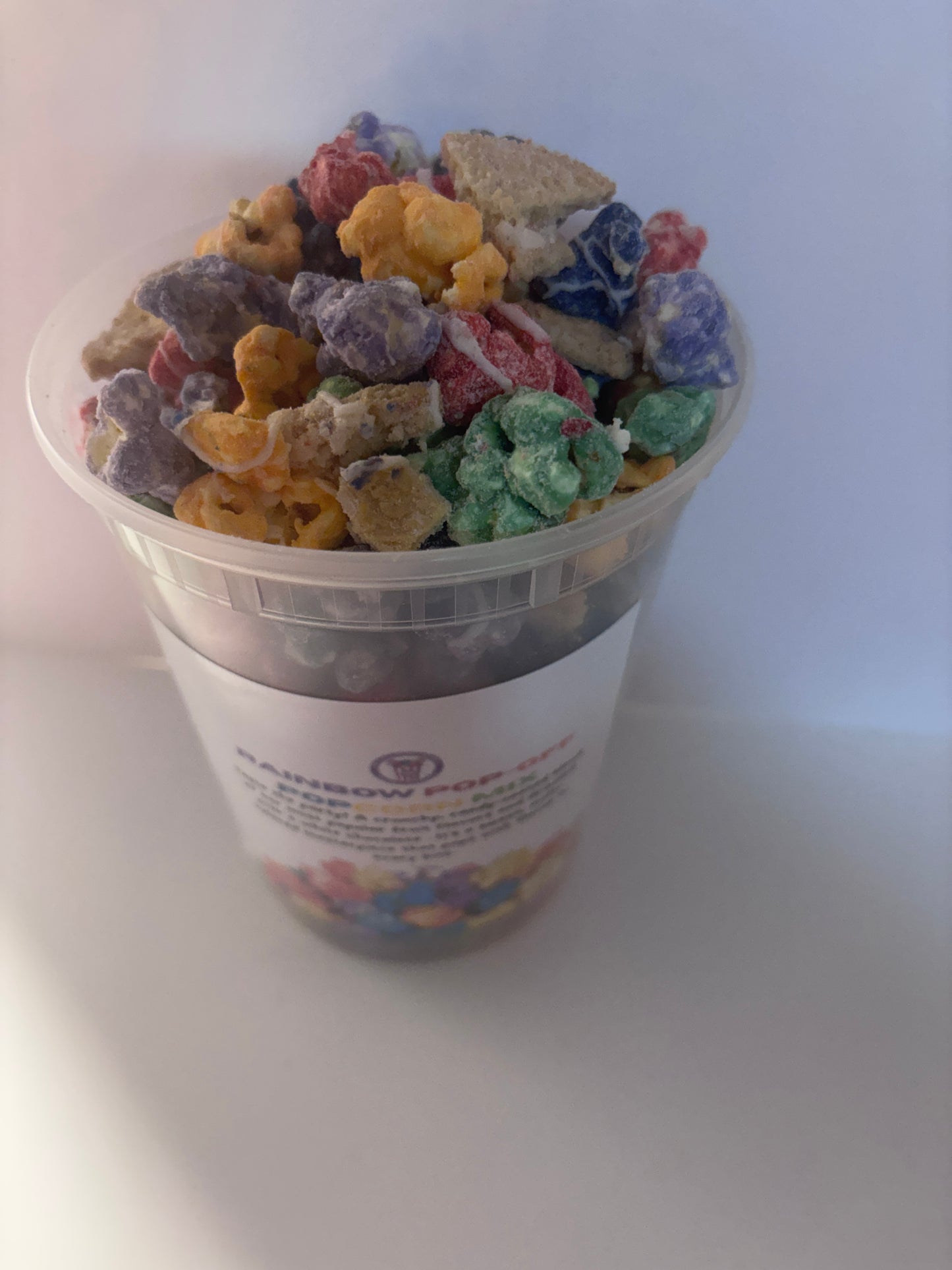 Rainbow Pop-Off Popcorn Mix