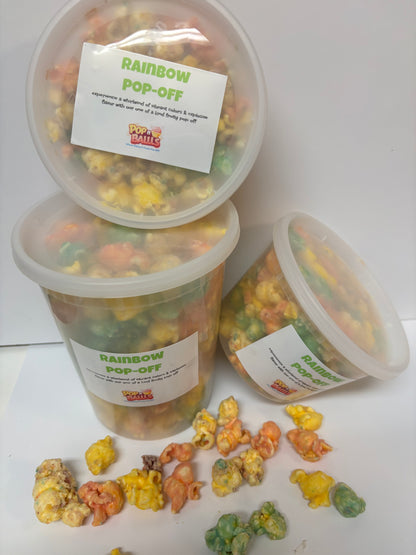Rainbow Pop-Off Gourmet Fusion Popcorn Mix
