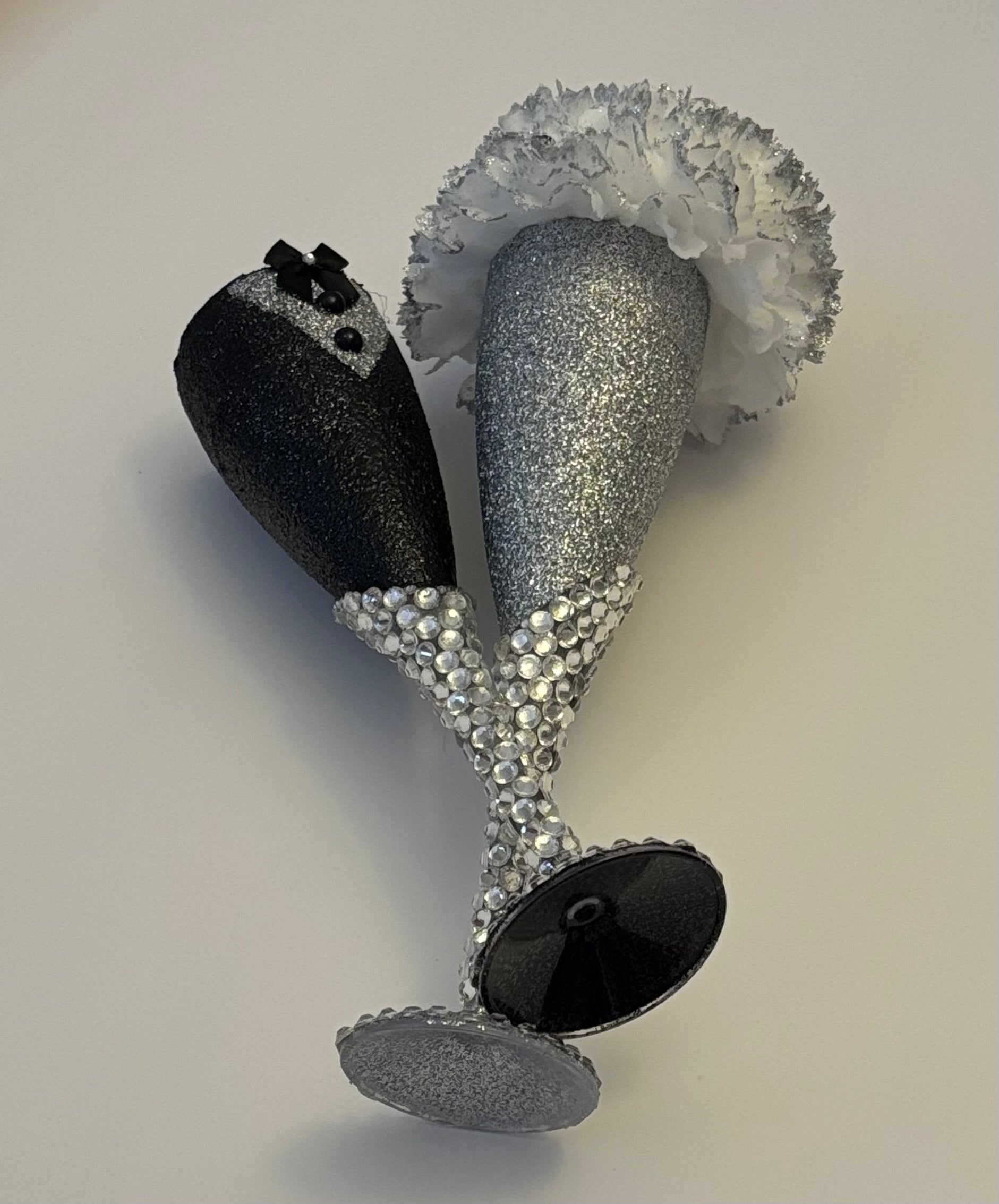 Glitter Bling Wine Glasses