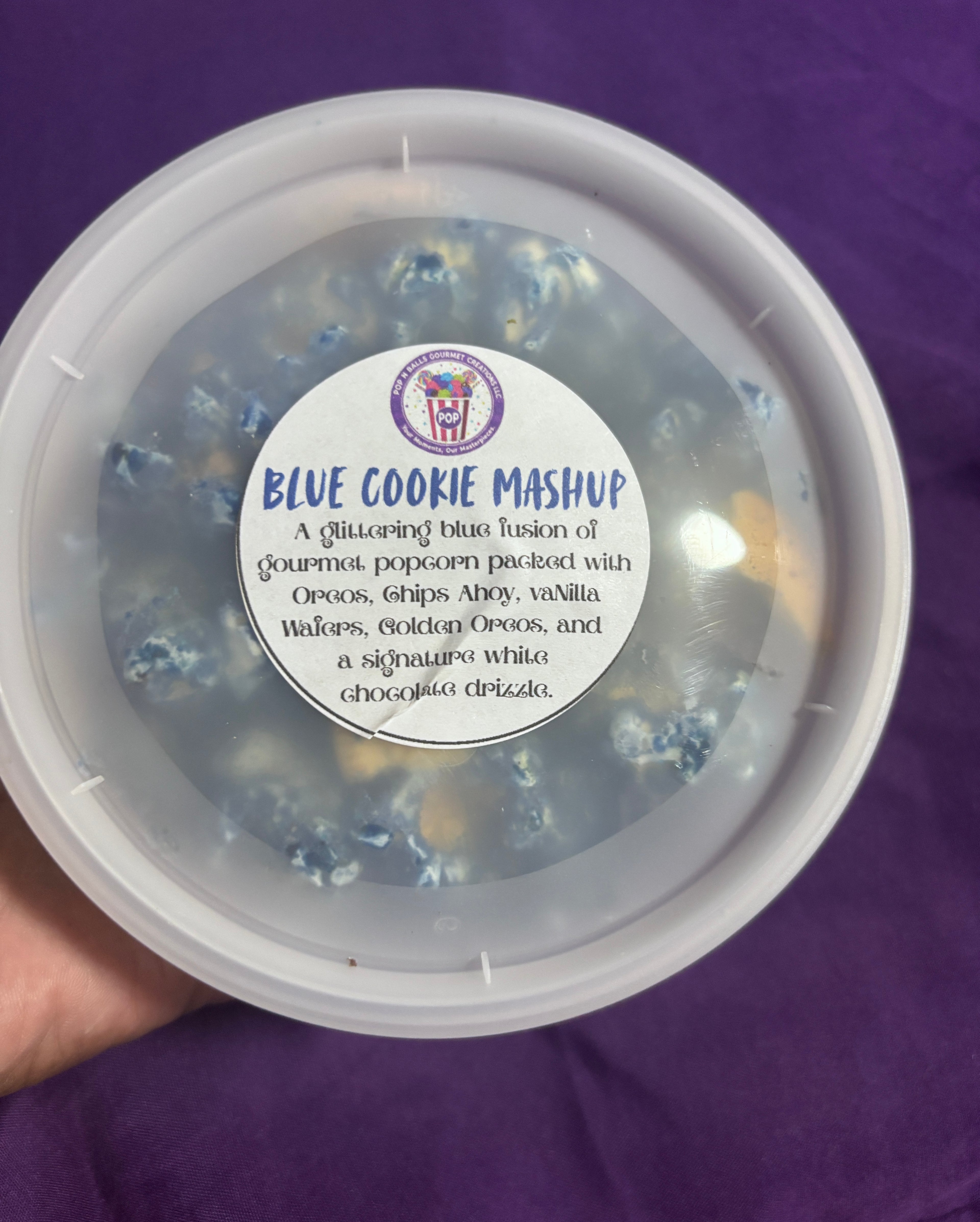 Blue Cookie Mashup Gourmet Fusion Popcorn Mix