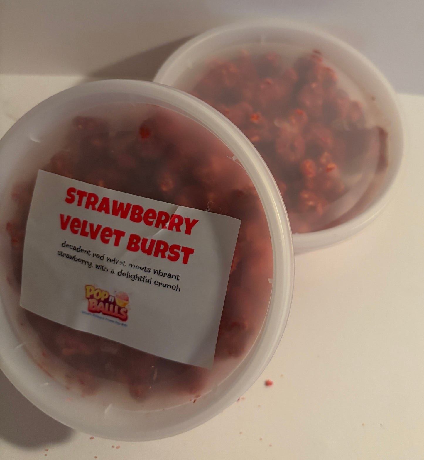 Strawberry Velvet Burst Gourmet Fusion Popcorn Mix