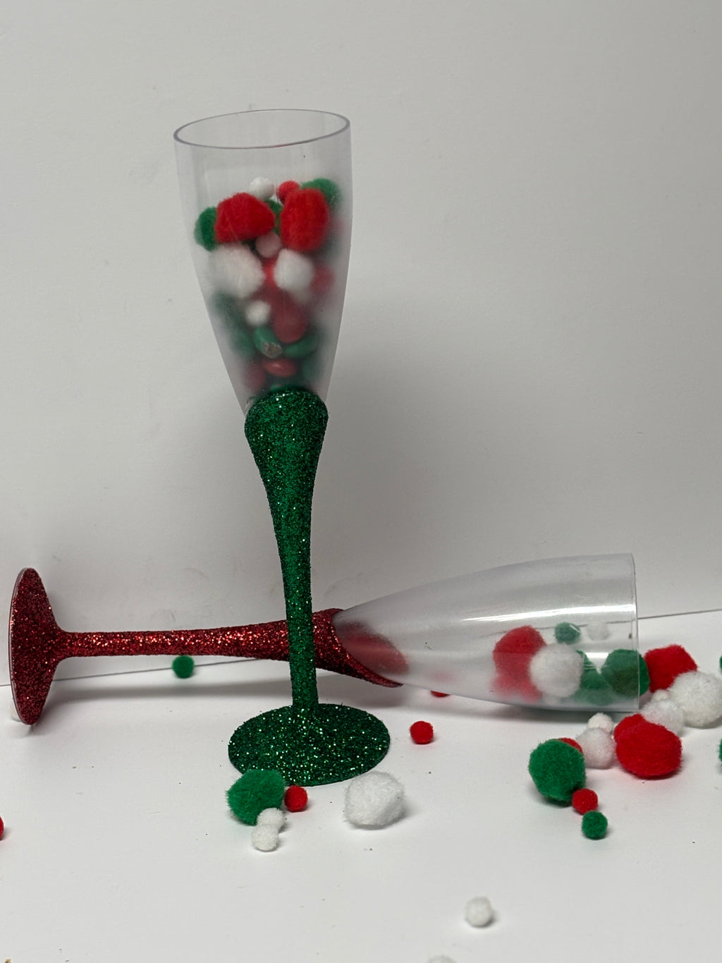 The Holiday Cheer Glitter Flute Duo LIMITED EDITION