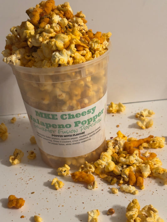 MKE Cheesy Jalapeno Popper Gourmet Fusion Popcorn