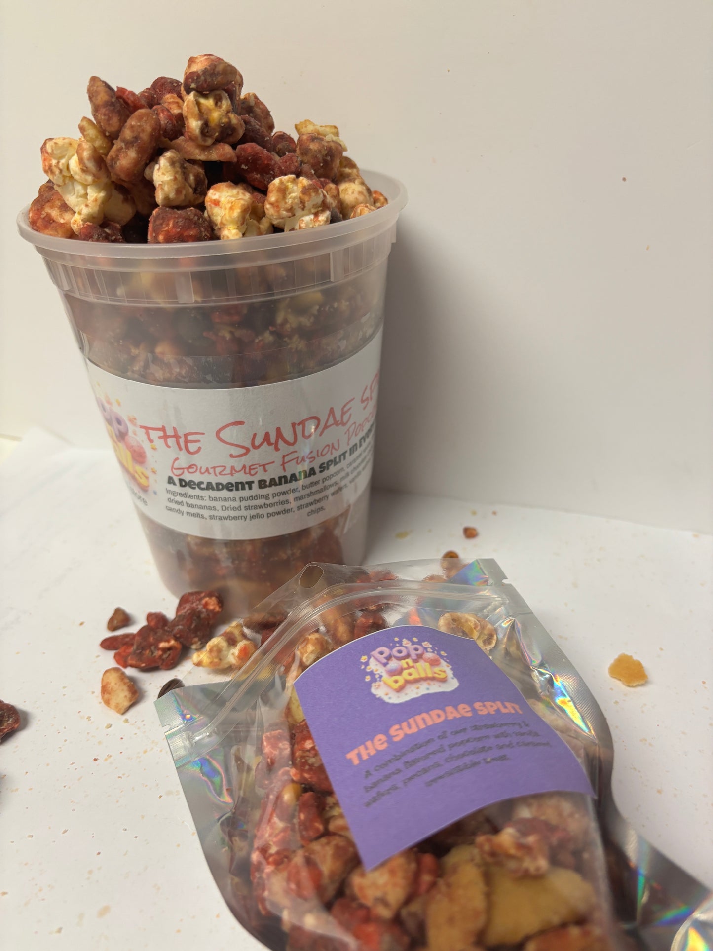 The Sundae Split Gourmet Fusion Popcorn Mix