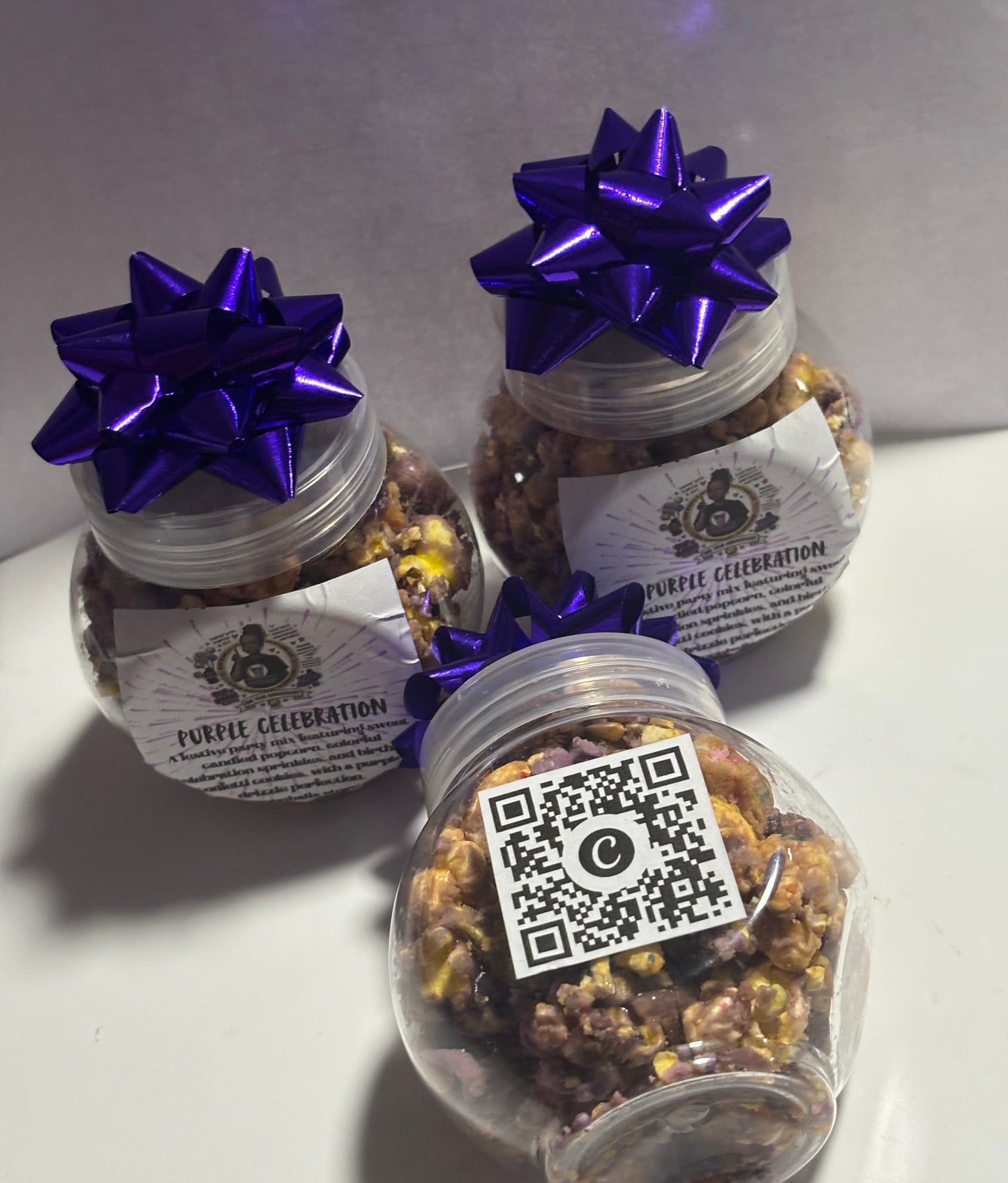 Purple Celebration Popcorn Mix