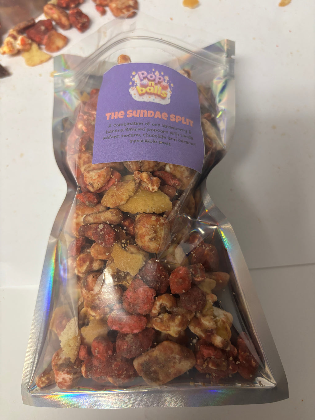 The Sundae Split Gourmet Fusion Popcorn Mix