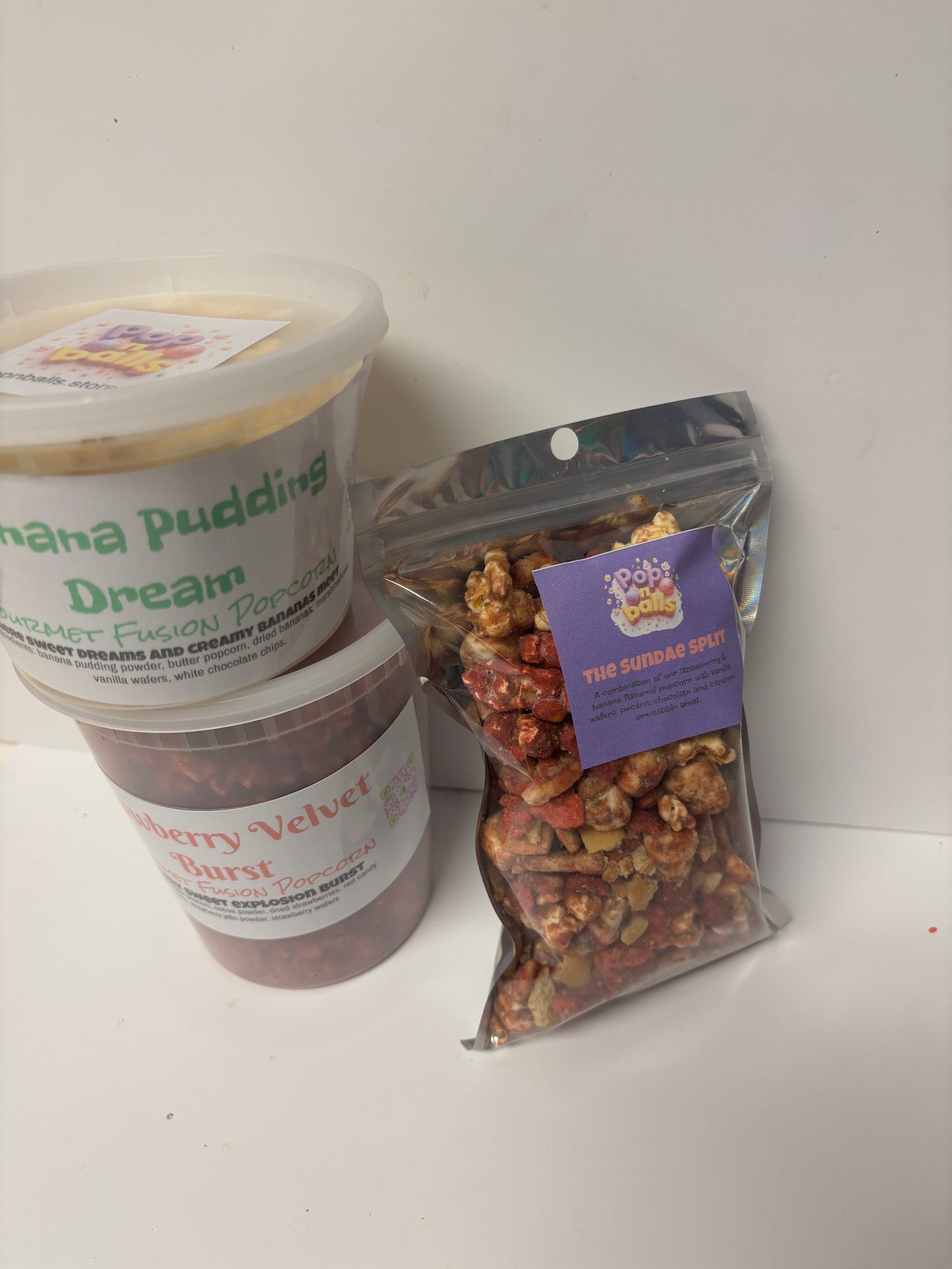 The Sundae Split Gourmet Fusion Popcorn Mix