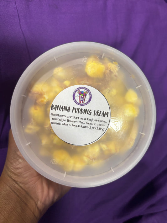 Banana Pudding Dream Popcorn Mix