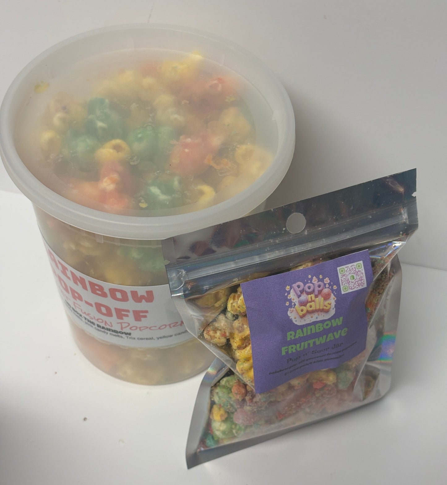 Rainbow Pop-Off Gourmet Fusion Popcorn Mix