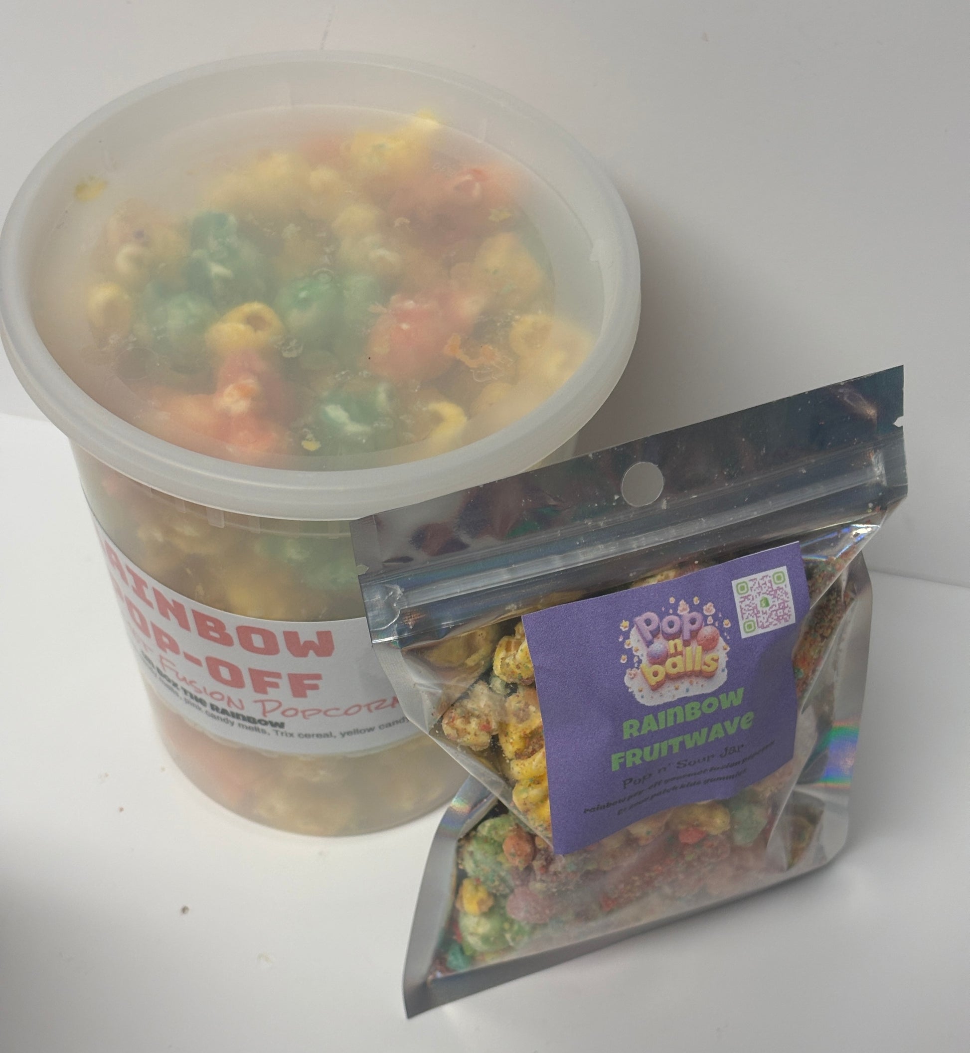 Rainbow Pop-Off Gourmet Fusion Popcorn Mix