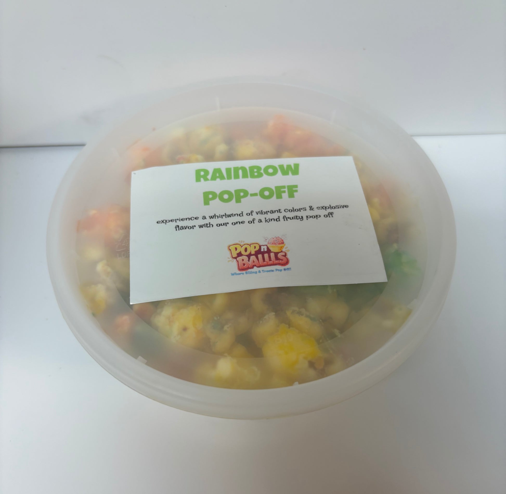 Rainbow Pop-Off Gourmet Fusion Popcorn Mix