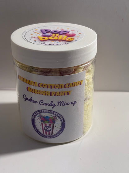 Banana Cotton Candy Gusher Party Mix-up