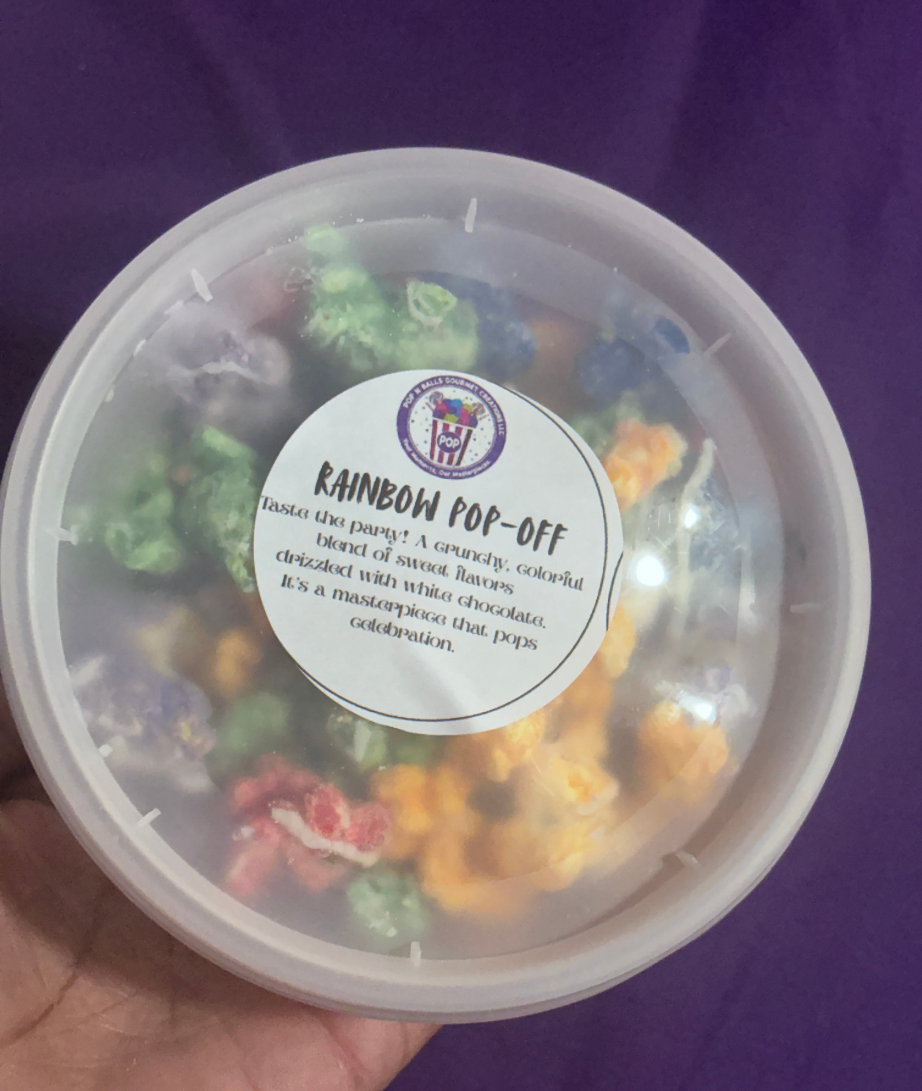 Rainbow Pop-Off Gourmet Popcorn Mix