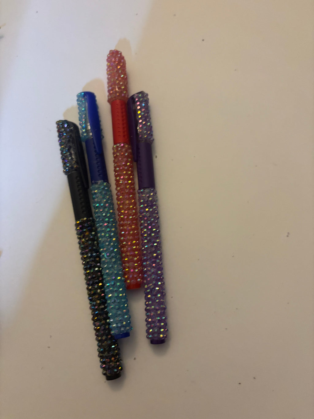 Dazzling Bling Gel Pens w/bling cap