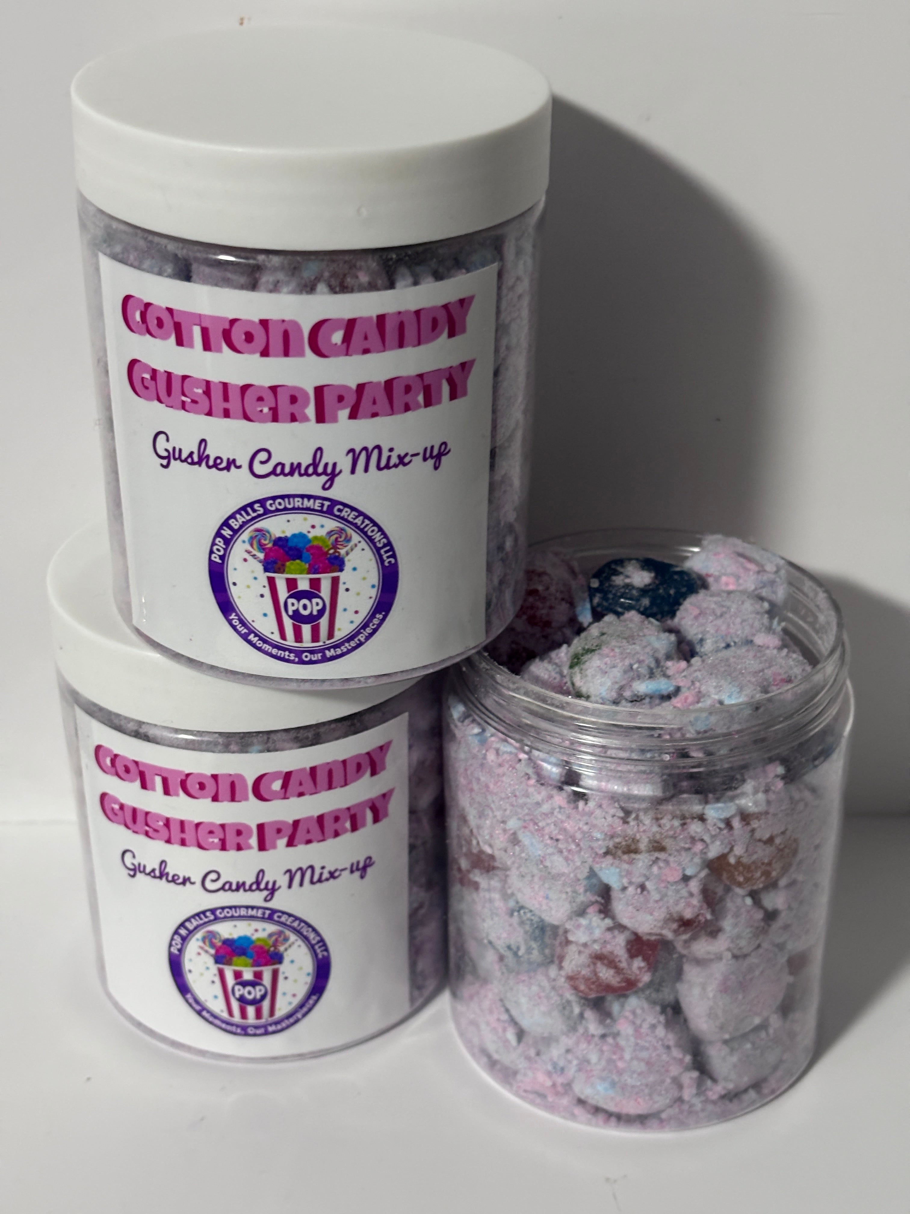 Cotton Candy Gusher Party Candy| Coated Gushers Candy Mix-up