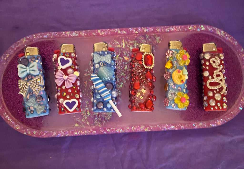 Glitter & Gem Lighters