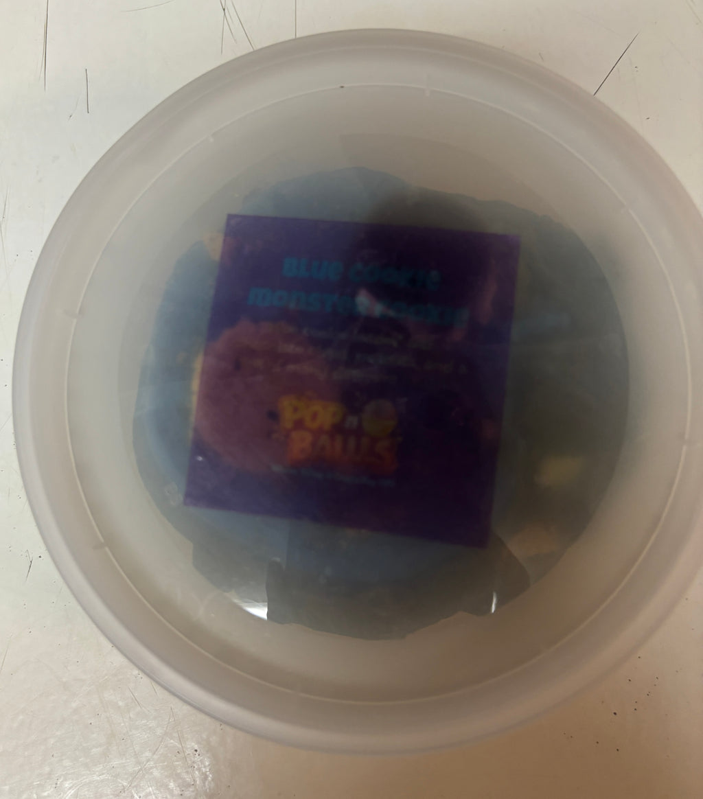Blue Cookie Monster Cookie