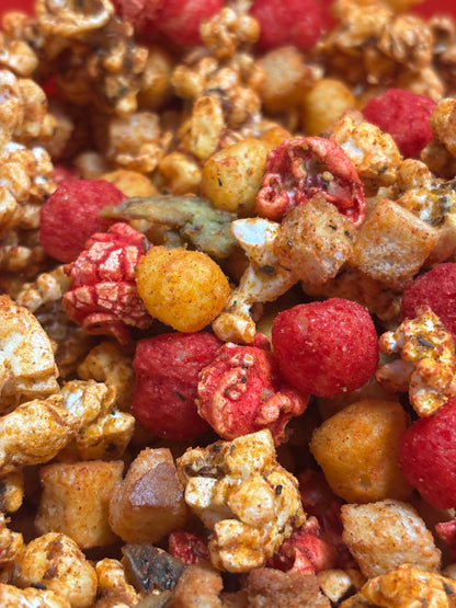 Garlic Hot Bomb Popcorn Mix