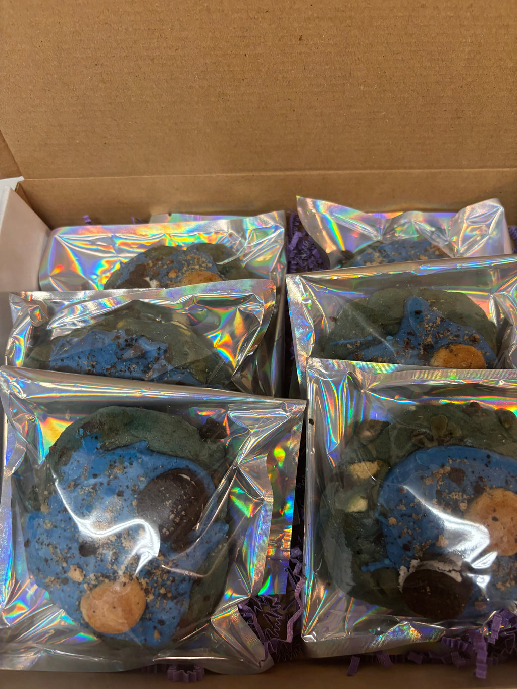 Blue Cookie Monster Cookie