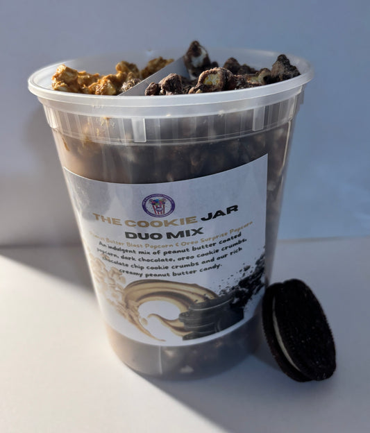 The  Cookie Jar Duo Popcorn Mix