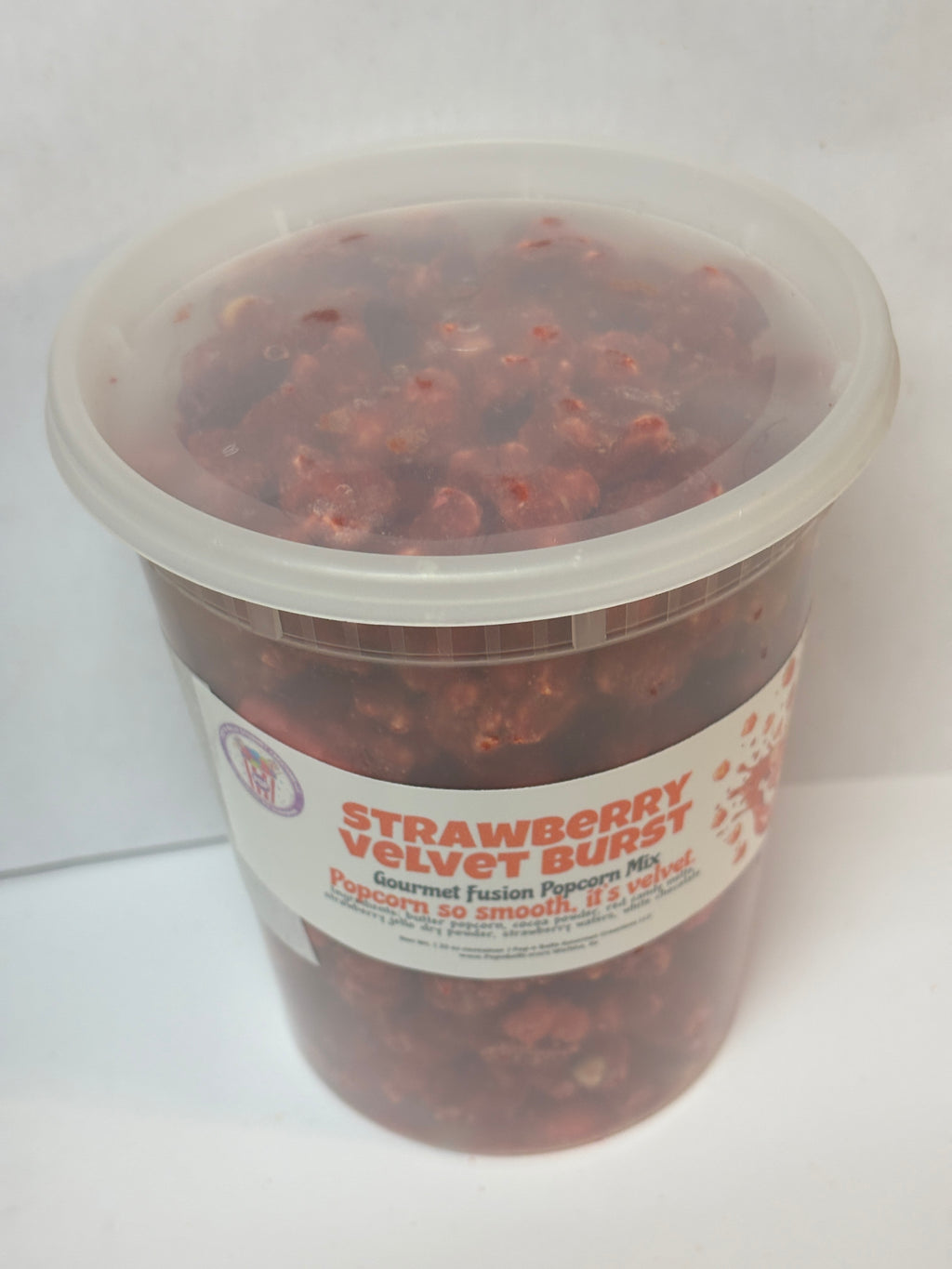 Strawberry Velvet Burst Gourmet Fusion Popcorn Mix