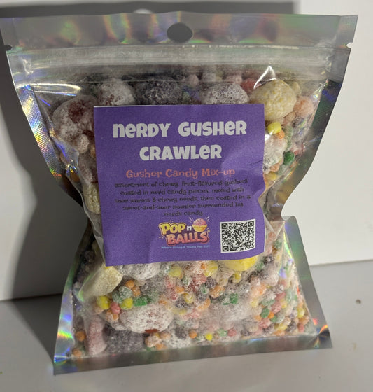 Nerdy Gusher Crawler Fruity Candy| Sour Powdered Coated Gushers Candy Mix-up