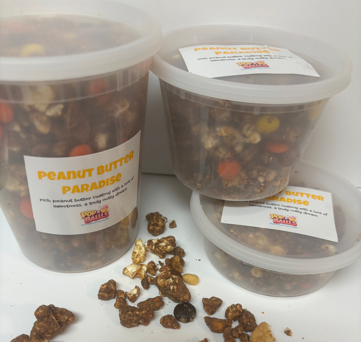 Peanut Butter Paradise Gourmet Fusion Popcorn Mix