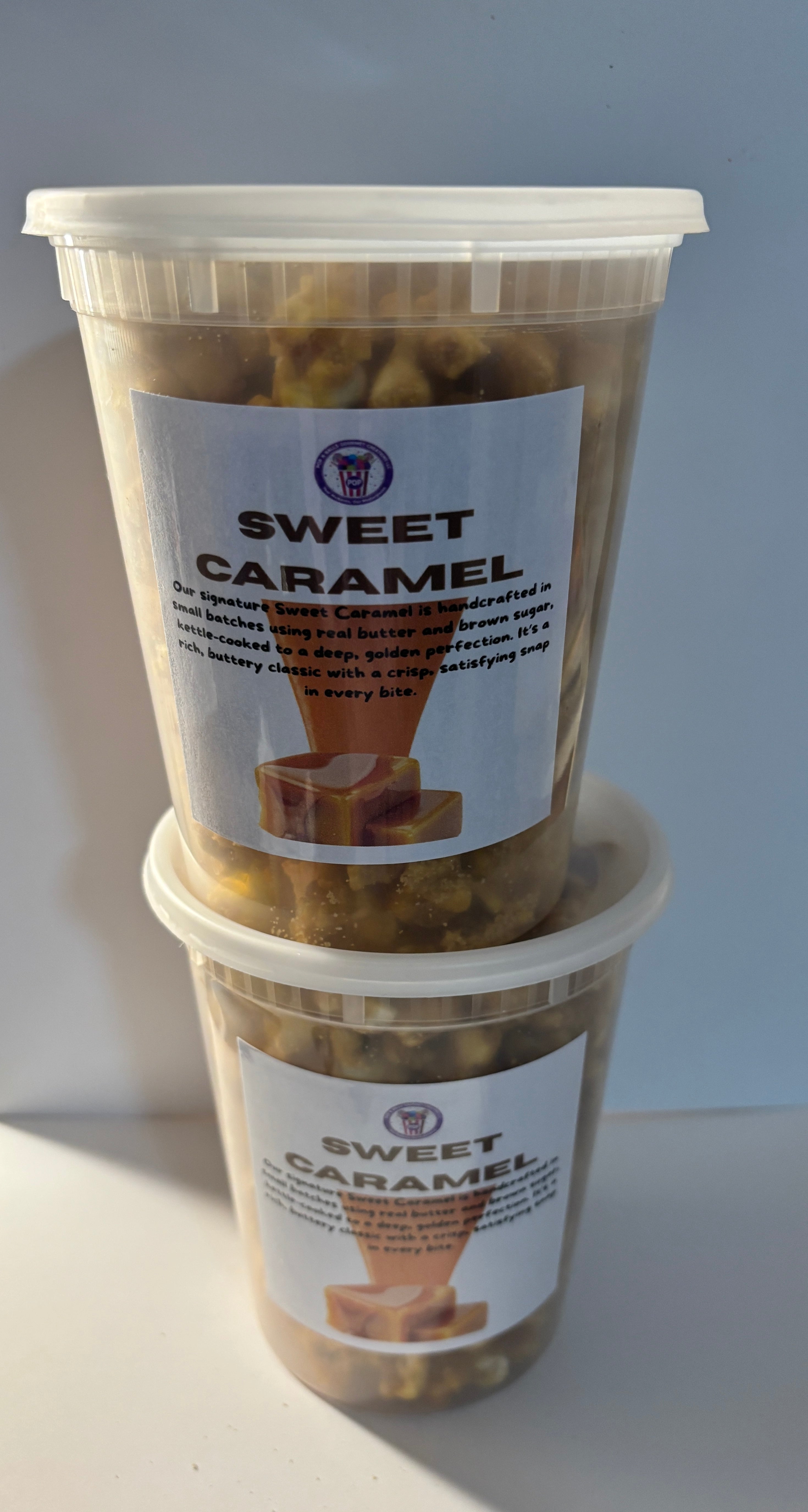 Sweet Caramel Gourmet Popcorn Tub