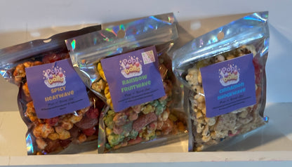 Pop n Sour Edition Pucker Packs Gourmet Gummy Candy & Popcorn Mixes