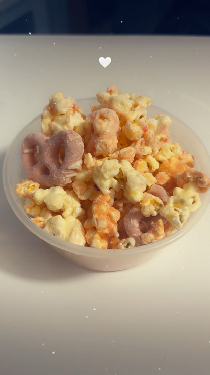 Sweetheart Cheesecake Popcorn Mix