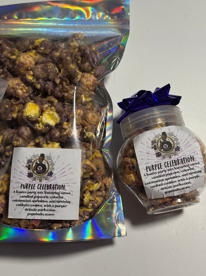 Purple Celebration Popcorn Mix