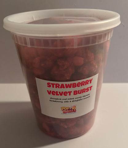 Strawberry Velvet Burst Gourmet Fusion Popcorn Mix