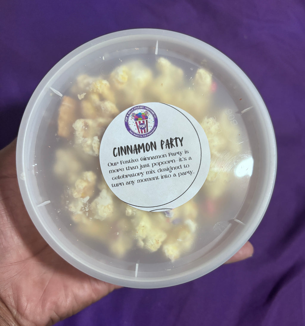 Cinnamon Party Gourmet Fusion Popcorn Mix