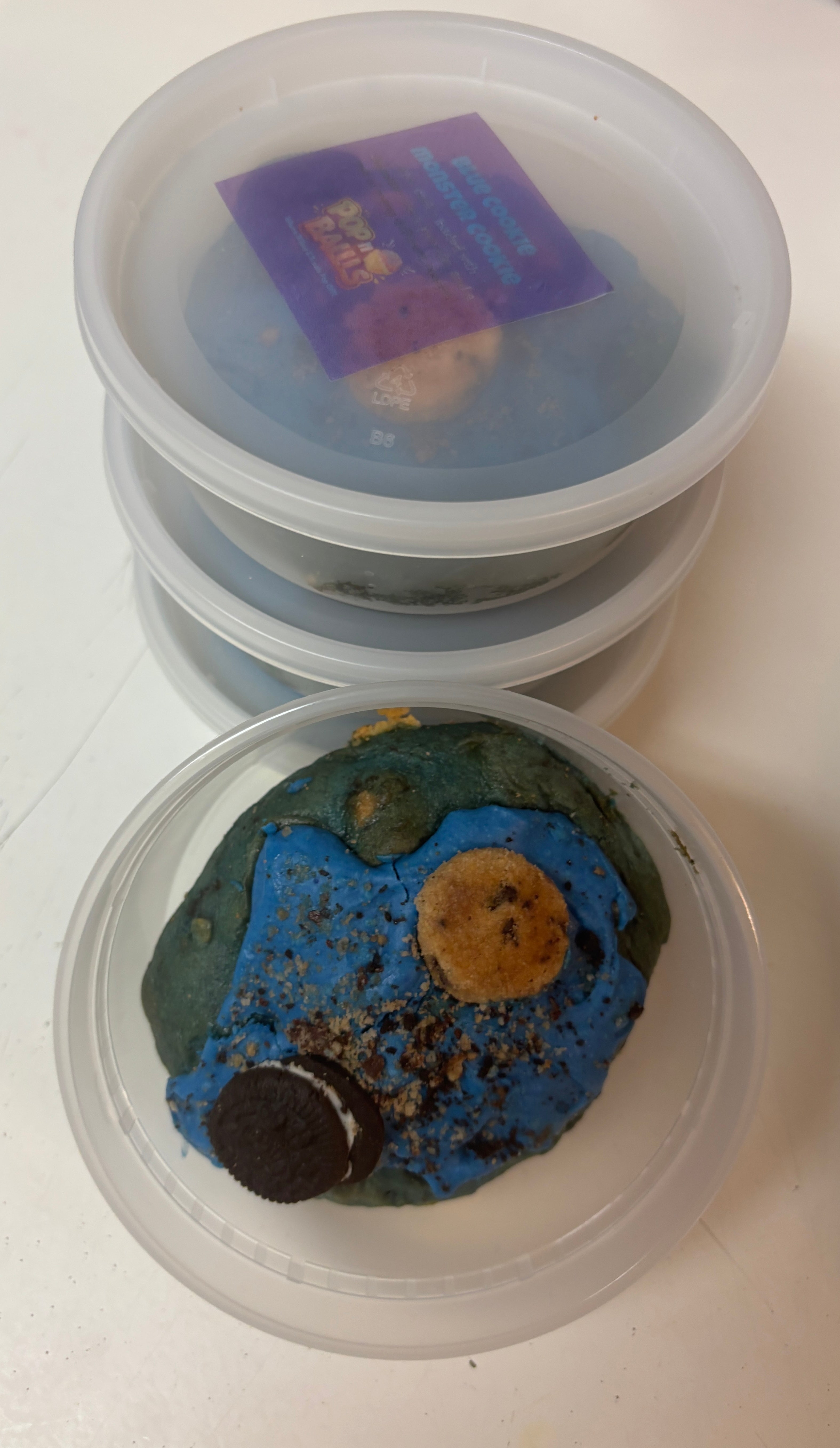 Blue Cookie Monster Cookie