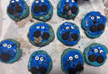 Blue Cookie Monster Cookies