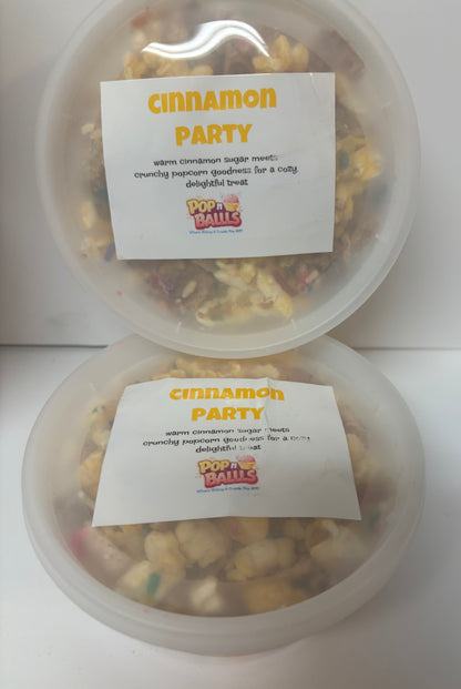 Cinnamon Party Gourmet Fusion Popcorn Mix