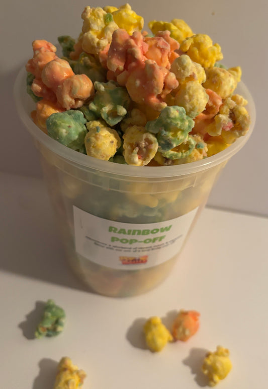 Rainbow Pop-Off Gourmet Fusion Popcorn Mix