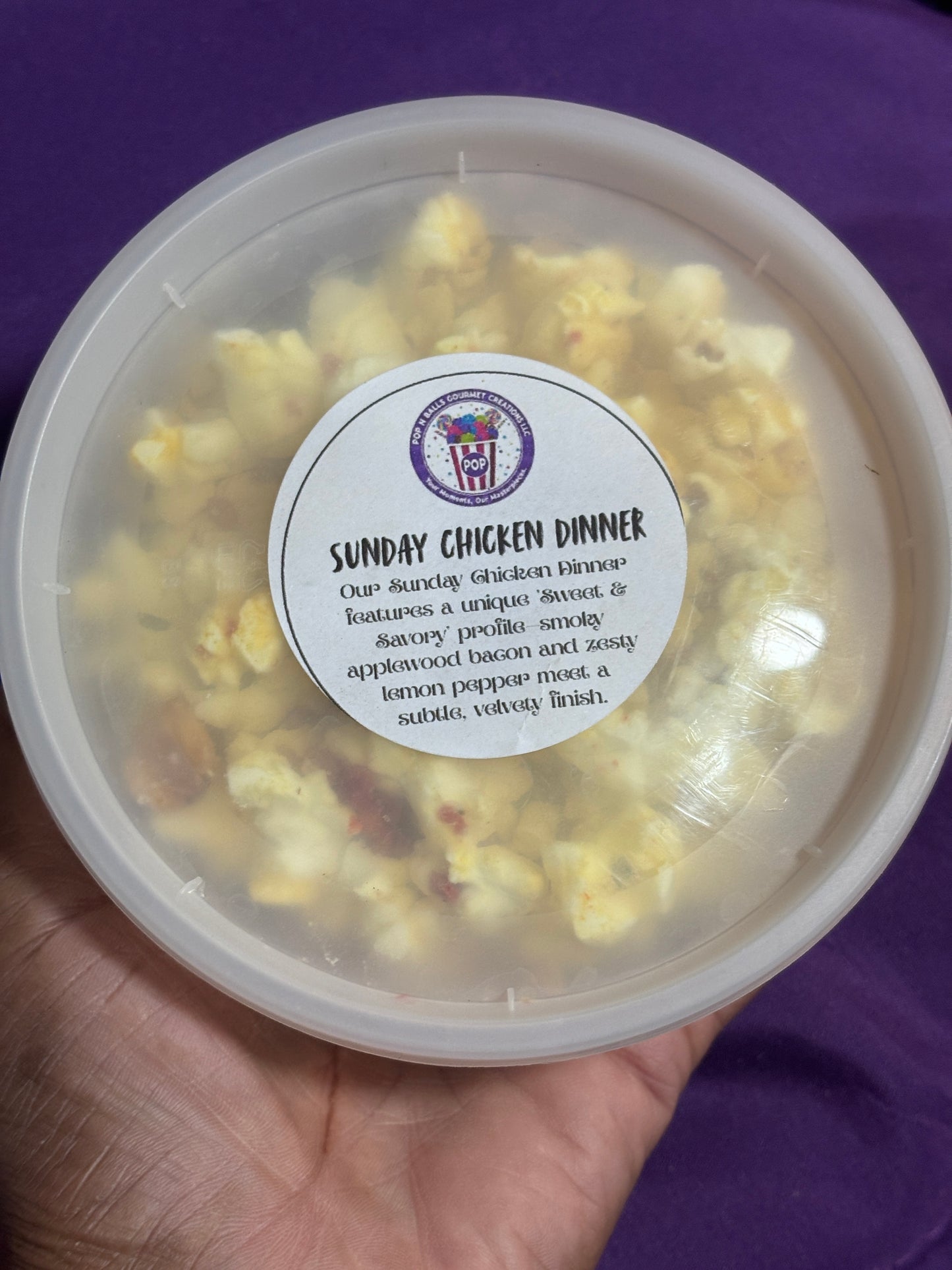 Sunday Chicken Dinner Popcorn Mix