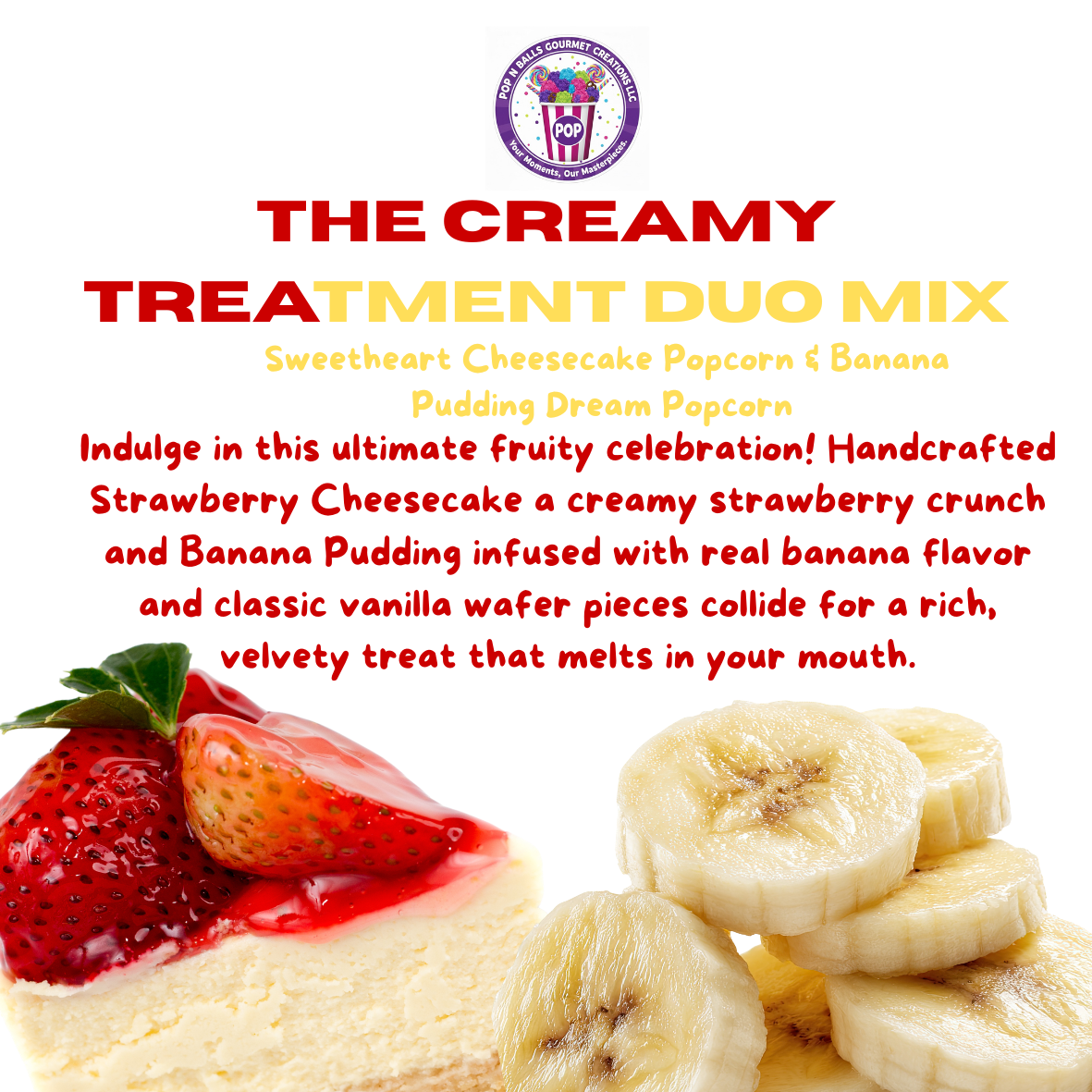 COMING SOON!!! The Creamy Treatment Duo Popcorn Tub