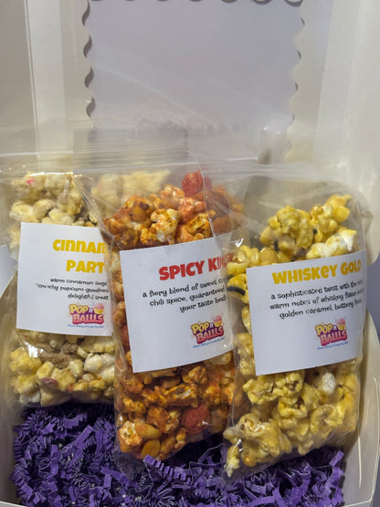 The Bold Statement Pleaser Gourmet Fusion Popcorn Box