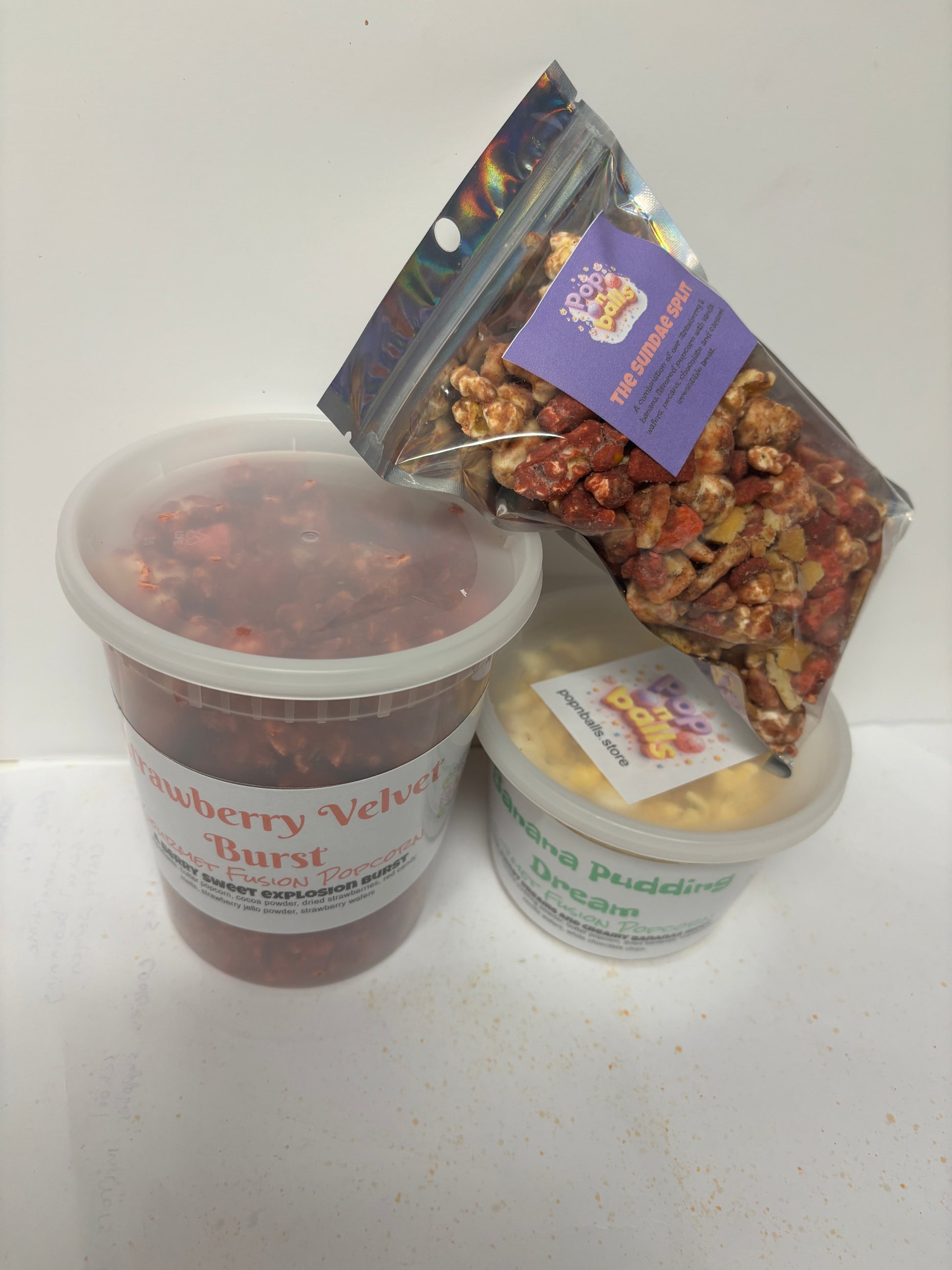 The Sundae Split Gourmet Fusion Popcorn Mix