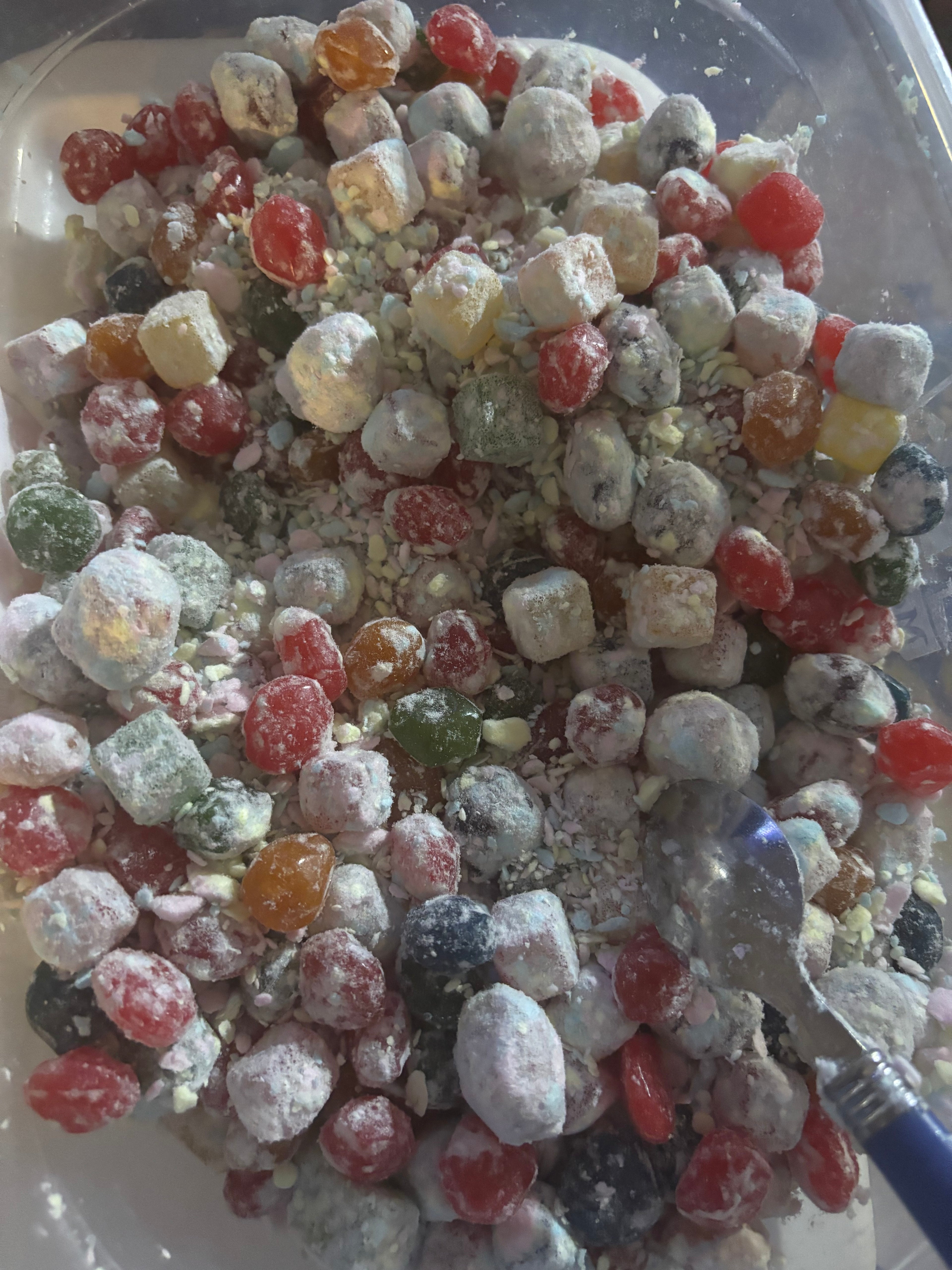 Cotton Candy Coated Gusher Party Sour Jar