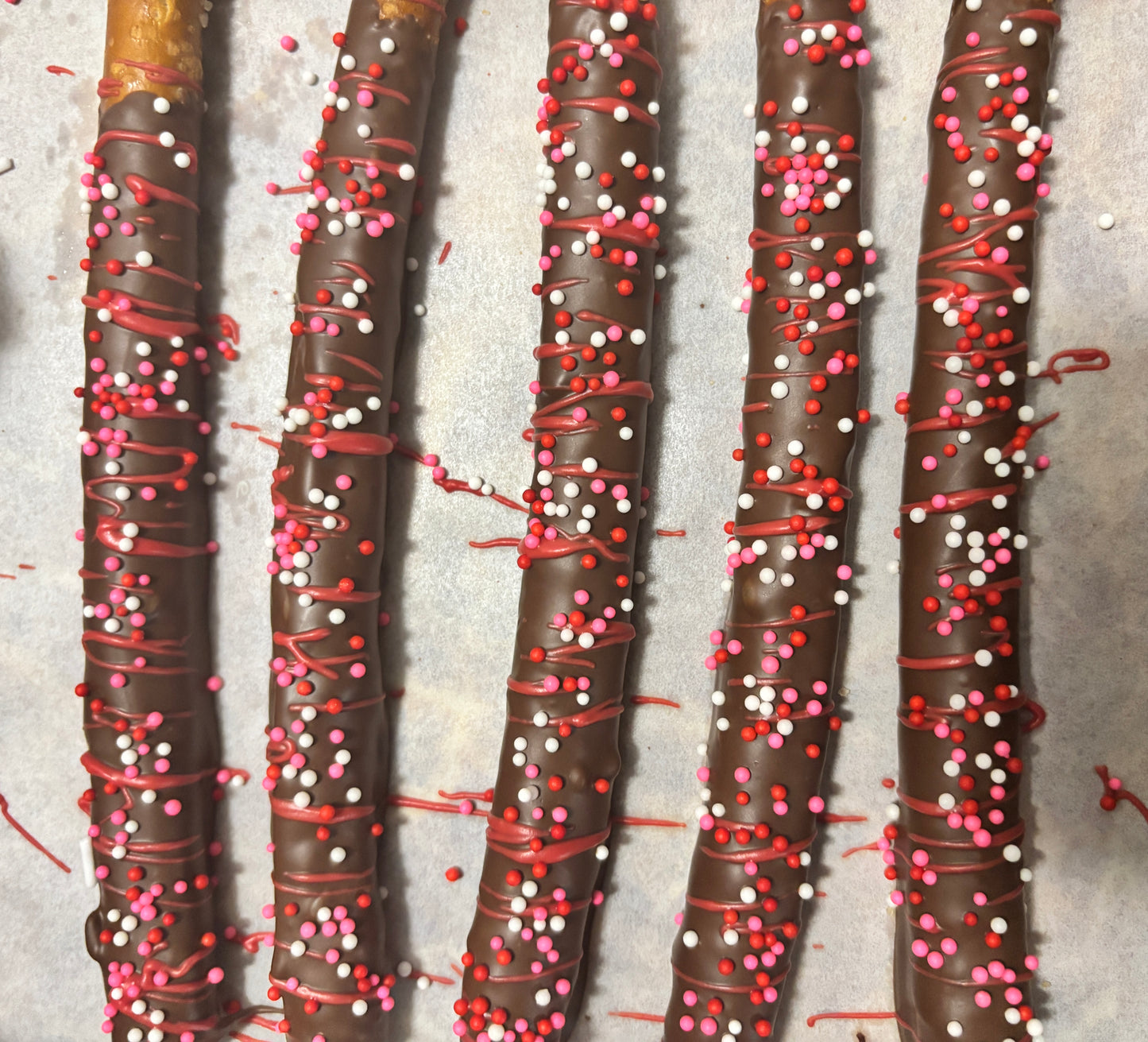 Dipped Pretzel Rods