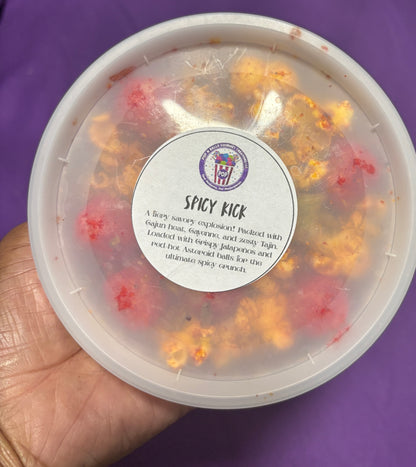 Spicy Kick Popcorn Mix