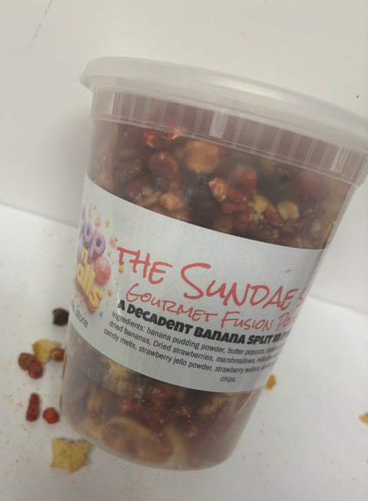 The Sundae Split Gourmet Fusion Popcorn Mix