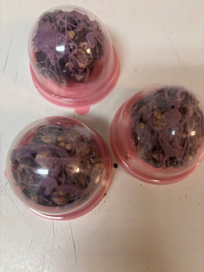 Purple Popcorn Ball