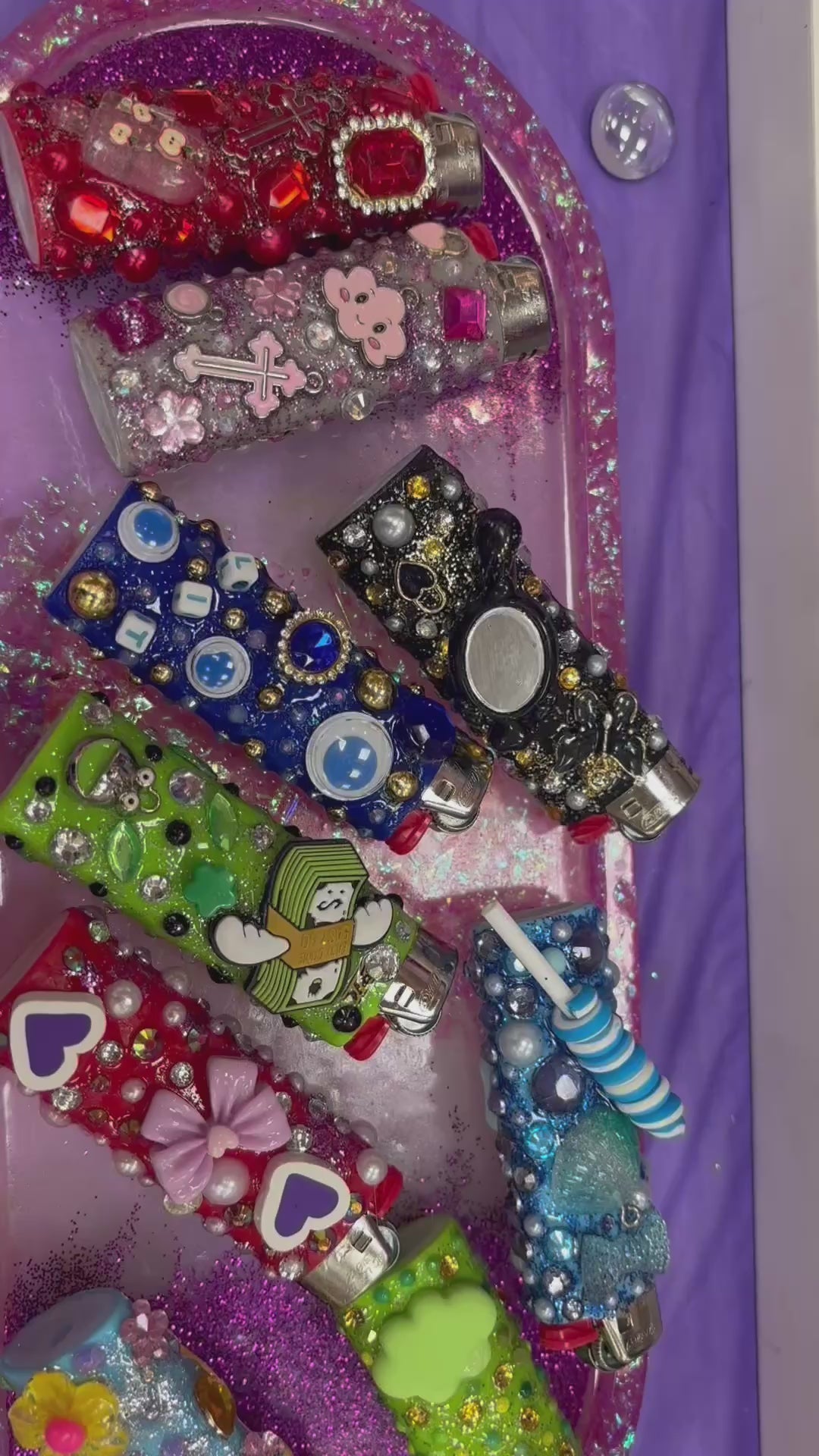 Glitter & Gem Lighters