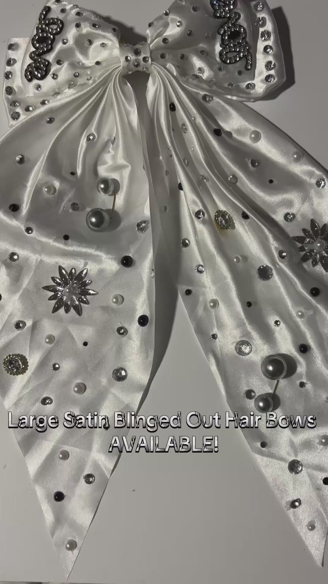 Large Blinged Out Hair Bows